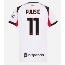 AC Milan Christian Pulisic #11 Udebanetrøje Dame 2025-26 Kortærmet