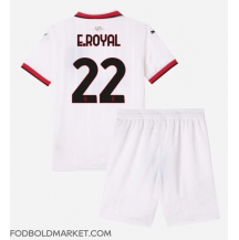 AC Milan Emerson Royal #22 Udebanetrøje Børn 2024-25 Kortærmet (+ Korte bukser)