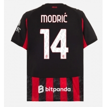 AC Milan Luka Modric #14 Hjemmebanetrøje 2025-26 Kortærmet