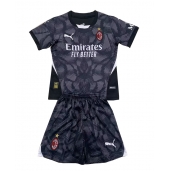 AC Milan Målmand Hjemmebanetrøje Børn 2024-25 Kortærmet (+ Korte bukser)