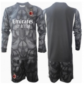 AC Milan Målmand Hjemmebanetrøje Børn 2024-25 Langærmet (+ Korte bukser)