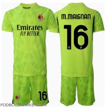 AC Milan Mike Maignan #16 Målmand Tredjetrøje Børn 2024-25 Kortærmet (+ Korte bukser)