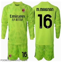 AC Milan Mike Maignan #16 Målmand Tredjetrøje Børn 2024-25 Langærmet (+ Korte bukser)