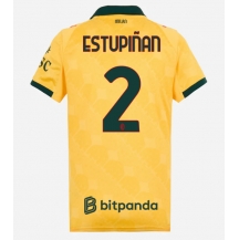 AC Milan Pervis Estupinan #2 Tredjetrøje Dame 2025-26 Kortærmet