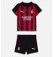AC Milan Rafael Leao #10 Hjemmebanetrøje Børn 2025-26 Kortærmet (+ Korte bukser)
