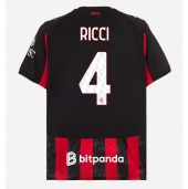 AC Milan Samuele Ricci #4 Hjemmebanetrøje 2025-26 Kortærmet