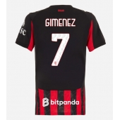 AC Milan Santiago Gimenez #7 Hjemmebanetrøje Dame 2025-26 Kortærmet