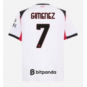 AC Milan Santiago Gimenez #7 Udebanetrøje 2025-26 Kortærmet
