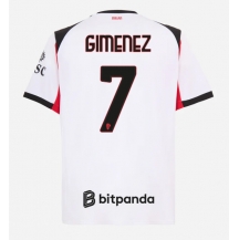 AC Milan Santiago Gimenez #7 Udebanetrøje 2025-26 Kortærmet