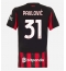 AC Milan Strahinja Pavlovic #31 Hjemmebanetrøje Dame 2025-26 Kortærmet