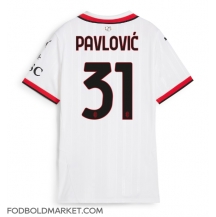 AC Milan Strahinja Pavlovic #31 Udebanetrøje Dame 2024-25 Kortærmet
