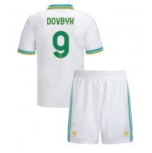 AS Roma Artem Dovbyk #9 Tredjetrøje Børn 2025-26 Kortærmet (+ Korte bukser)
