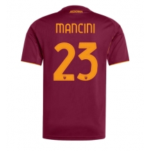 AS Roma Gianluca Mancini #23 Hjemmebanetrøje 2025-26 Kortærmet
