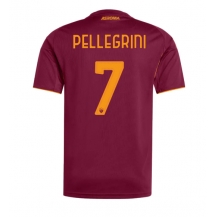 AS Roma Lorenzo Pellegrini #7 Hjemmebanetrøje 2025-26 Kortærmet