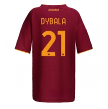 AS Roma Paulo Dybala #21 Hjemmebanetrøje Dame 2025-26 Kortærmet