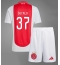 Ajax Josip Sutalo #37 Hjemmebanetrøje Børn 2024-25 Kortærmet (+ Korte bukser)