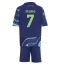 Ajax Raul Moro #7 Udebanetrøje Børn 2025-26 Kortærmet (+ Korte bukser)