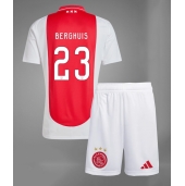 Ajax Steven Berghuis #23 Hjemmebanetrøje Børn 2024-25 Kortærmet (+ Korte bukser)