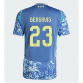 Ajax Steven Berghuis #23 Udebanetrøje 2024-25 Kortærmet