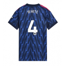 Arsenal Ben White #4 Udebanetrøje Dame 2025-26 Kortærmet