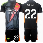Arsenal David Raya #22 Målmand Tredjetrøje Børn 2024-25 Kortærmet (+ Korte bukser)