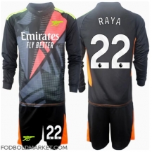 Arsenal David Raya #22 Målmand Tredjetrøje Børn 2024-25 Langærmet (+ Korte bukser)