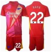Arsenal David Raya #22 Målmand Udebanetrøje Børn 2024-25 Kortærmet (+ Korte bukser)