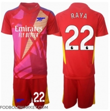 Arsenal David Raya #22 Målmand Udebanetrøje Børn 2024-25 Kortærmet (+ Korte bukser)