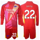 Arsenal David Raya #22 Målmand Udebanetrøje Børn 2024-25 Langærmet (+ Korte bukser)