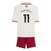Arsenal Gabriel Martinelli #11 Tredjetrøje Børn 2025-26 Kortærmet (+ Korte bukser)