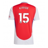 Arsenal Jakub Kiwior #15 Hjemmebanetrøje 2024-25 Kortærmet