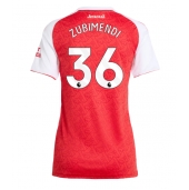 Arsenal Martin Zubimendi #36 Hjemmebanetrøje Dame 2025-26 Kortærmet