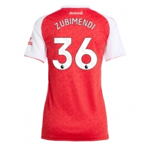 Arsenal Martin Zubimendi #36 Hjemmebanetrøje Dame 2025-26 Kortærmet