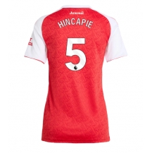 Arsenal Piero Hincapie #5 Hjemmebanetrøje Dame 2025-26 Kortærmet