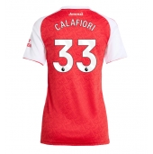 Arsenal Riccardo Calafiori #33 Hjemmebanetrøje Dame 2025-26 Kortærmet