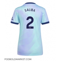 Arsenal William Saliba #2 Tredjetrøje Dame 2024-25 Kortærmet