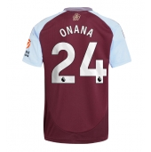 Aston Villa Amadou Onana #24 Hjemmebanetrøje 2024-25 Kortærmet