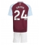 Aston Villa Amadou Onana #24 Hjemmebanetrøje Børn 2024-25 Kortærmet (+ Korte bukser)