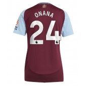 Aston Villa Amadou Onana #24 Hjemmebanetrøje Dame 2024-25 Kortærmet