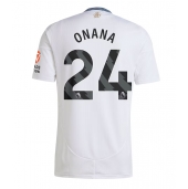 Aston Villa Amadou Onana #24 Udebanetrøje 2024-25 Kortærmet
