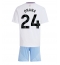 Aston Villa Amadou Onana #24 Udebanetrøje Børn 2024-25 Kortærmet (+ Korte bukser)