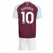 Aston Villa Emiliano Buendia #10 Hjemmebanetrøje Børn 2024-25 Kortærmet (+ Korte bukser)
