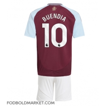Aston Villa Emiliano Buendia #10 Hjemmebanetrøje Børn 2024-25 Kortærmet (+ Korte bukser)