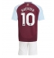 Aston Villa Emiliano Buendia #10 Hjemmebanetrøje Børn 2024-25 Kortærmet (+ Korte bukser)