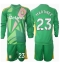 Aston Villa Emiliano Martinez #23 Målmand Hjemmebanetrøje Børn 2024-25 Langærmet (+ Korte bukser)