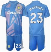 Aston Villa Emiliano Martinez #23 Målmand Tredjetrøje Børn 2024-25 Kortærmet (+ Korte bukser)