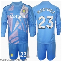 Aston Villa Emiliano Martinez #23 Målmand Tredjetrøje Børn 2024-25 Langærmet (+ Korte bukser)