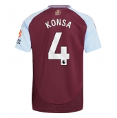 Aston Villa Ezri Konsa #4 Hjemmebanetrøje 2024-25 Kortærmet