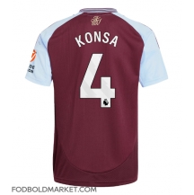 Aston Villa Ezri Konsa #4 Hjemmebanetrøje 2024-25 Kortærmet