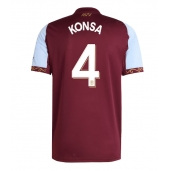 Aston Villa Ezri Konsa #4 Hjemmebanetrøje 2025-26 Kortærmet